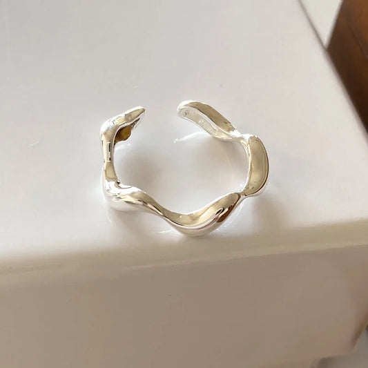 Waves of Grace Silver Ring